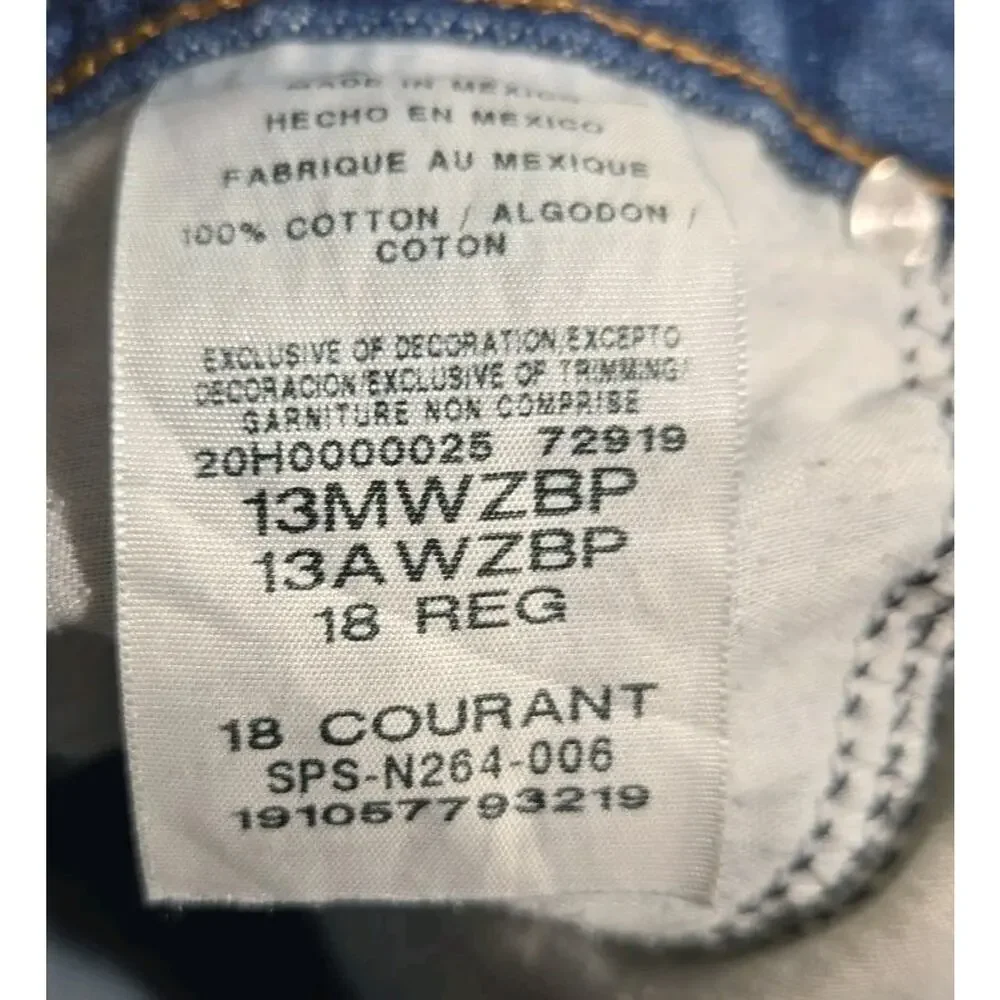 Wrangler 13MWZBP Jeans Mens 18 Reg Cowboy Cut Western Denim Made In Mexico #075